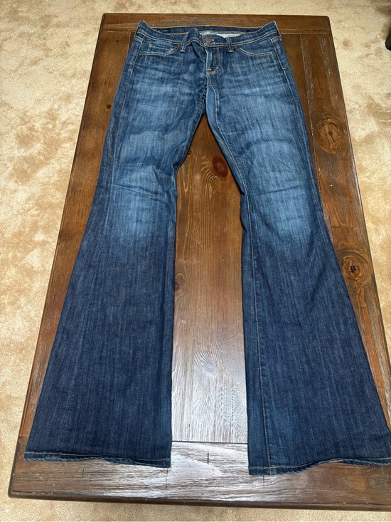 Citizens Of Humanity Denim - Citizens Of Humanity Dark Blue Flare Jeans Size 27 Ingrid #002 Low Waist